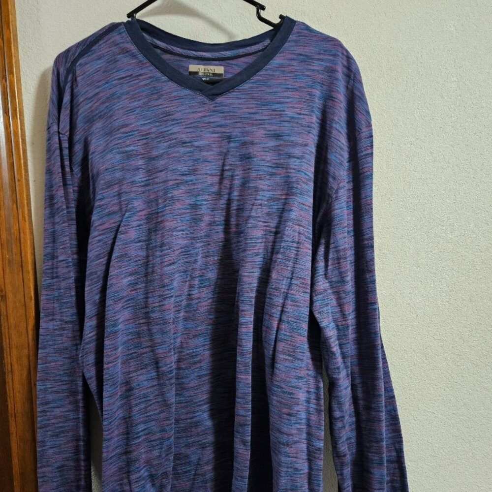 Alfani Big and Tall XLT Long Sleeve V Neck shirt